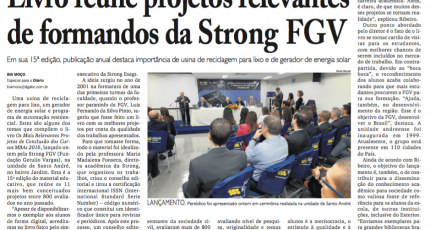 Livro reúne projetos relevantes de formandos da STRONG FGV - Diário do Grande ABC
