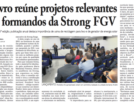 Livro reúne projetos relevantes de formandos da STRONG FGV - Diário do Grande ABC