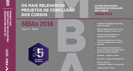 Os Mais Relevantes Projetos de Conclusão dos Cursos de MBA 2018