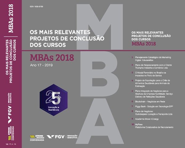 Os Mais Relevantes Projetos de Conclusão dos Cursos de MBA 2018